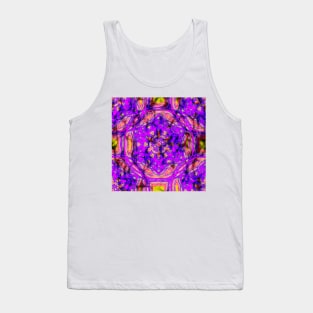 Pink kaleidoscopes in abstract landscape Tank Top
